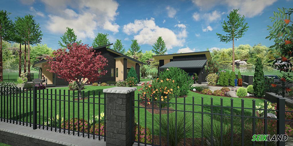 Aiadisainer Saaremaal - rikkalike värvidega aiakujundus